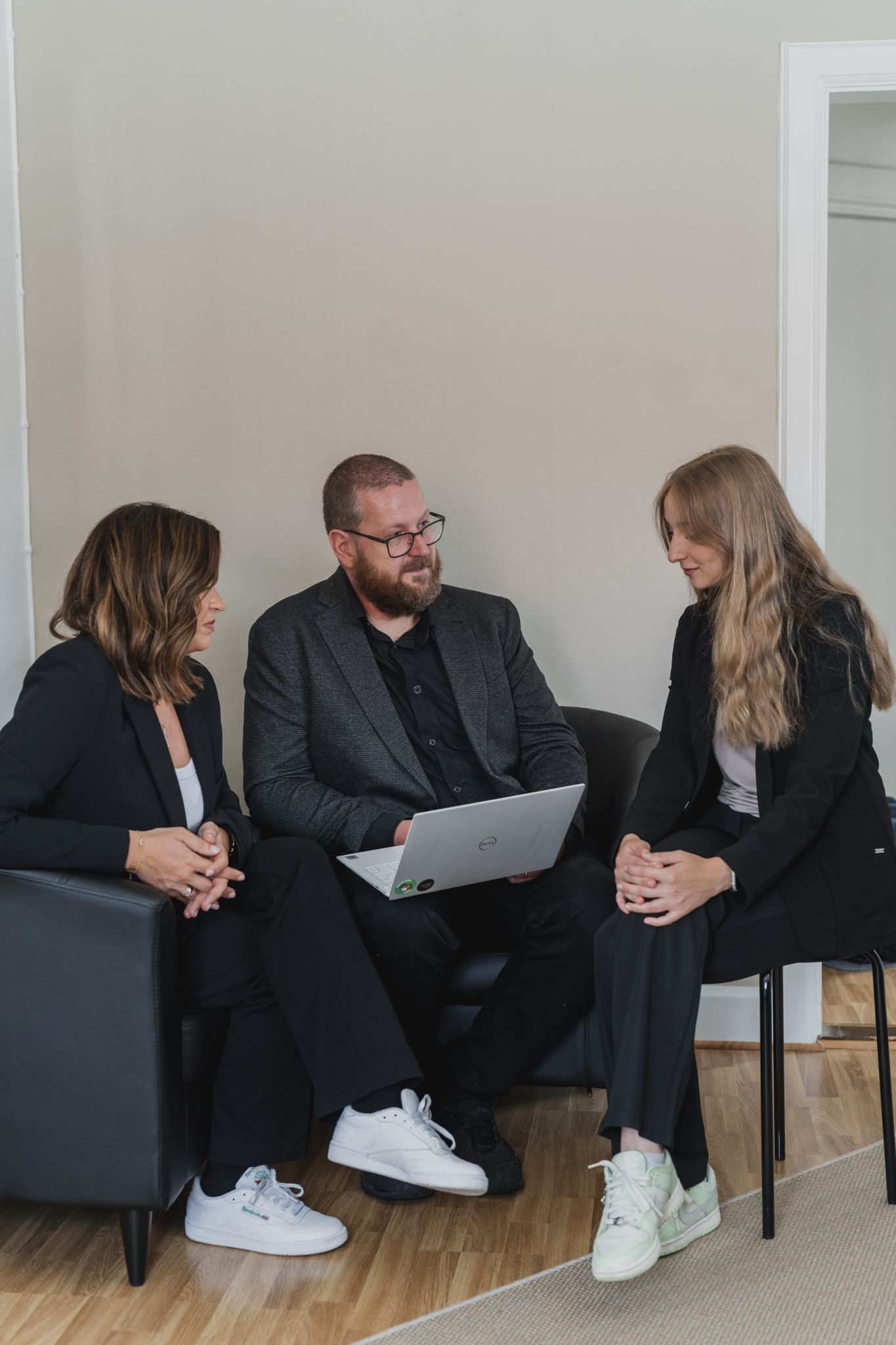 Kollegor på Arxit på arbetsplatsen