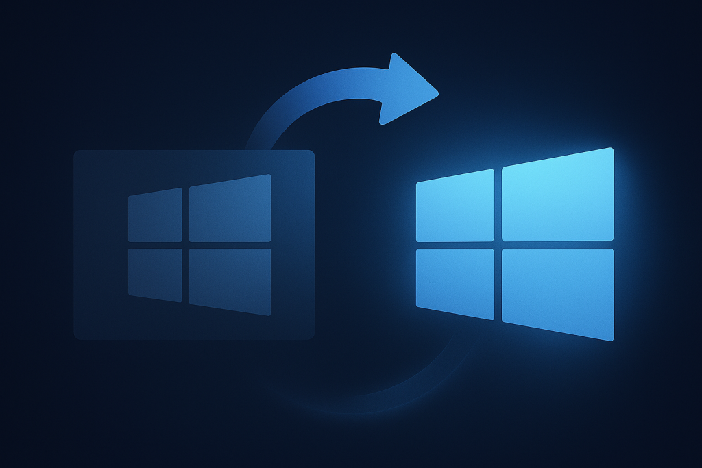 Uppgradera från Windows 10 till Windows 11.